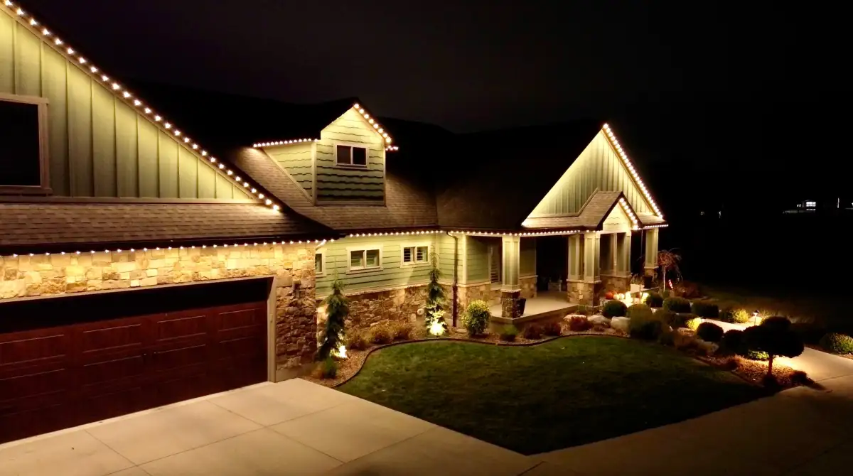 Outdoor security lighting installed by TruLight