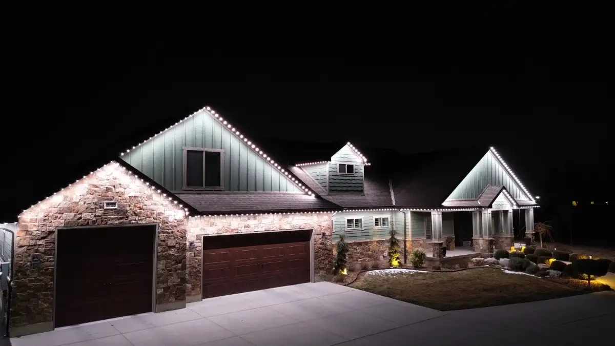 Safety lighting on walkways and entry points